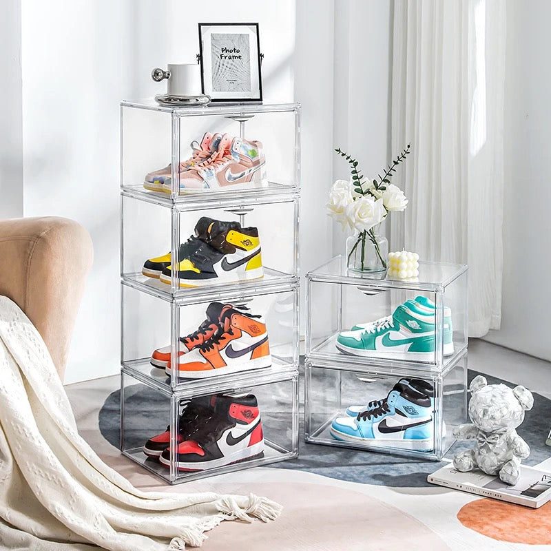 Magnetic Acrylic Side Door Shoe Box